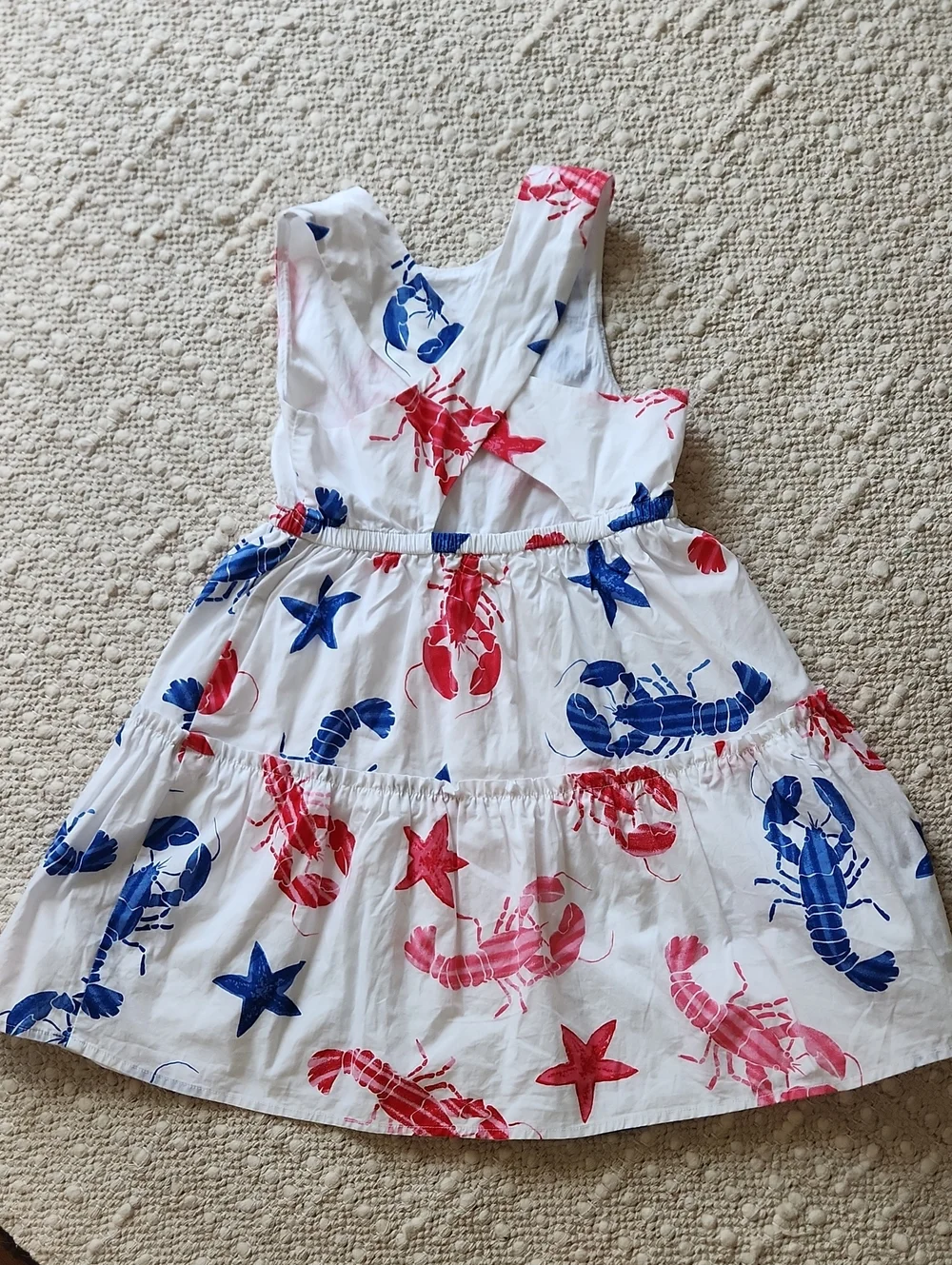 Crewcuts Girls Lobster Print Dress
